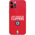 NBA Los Angeles Clippers Standard Red iPhone 12 Pro Skin