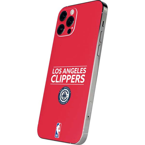 NBA Los Angeles Clippers Standard Red iPhone 12 Pro Skin