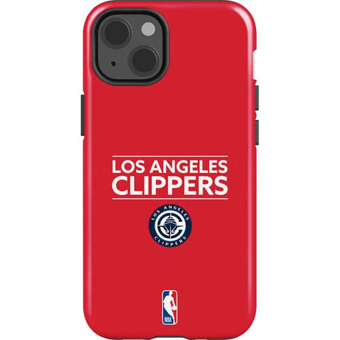 NBA Los Angeles Clippers Standard Red iPhone 14 Impact Case