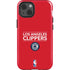NBA Los Angeles Clippers Standard Red iPhone 14 Impact Case
