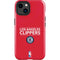 NBA Los Angeles Clippers Standard Red iPhone 14 Plus Impact Case