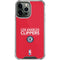 NBA Los Angeles Clippers Standard Red iPhone 14 Pro Max Clear Case