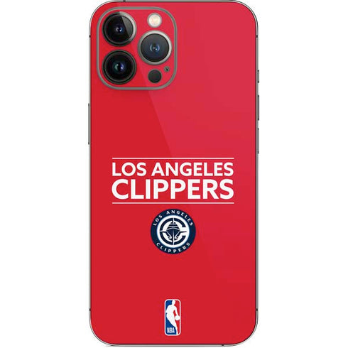 NBA Los Angeles Clippers Standard Red iPhone 14 Pro Max Skin