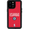 NBA Los Angeles Clippers Standard Red iPhone 14 Pro Max Waterproof Case