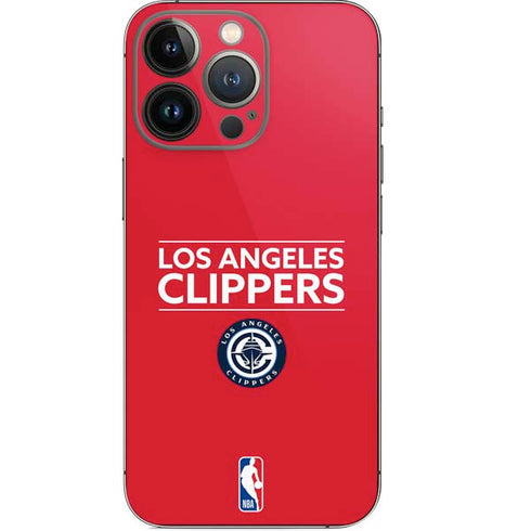 NBA Los Angeles Clippers Standard Red iPhone 14 Pro Skin