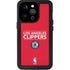 NBA Los Angeles Clippers Standard Red iPhone 14 Pro Waterproof Case