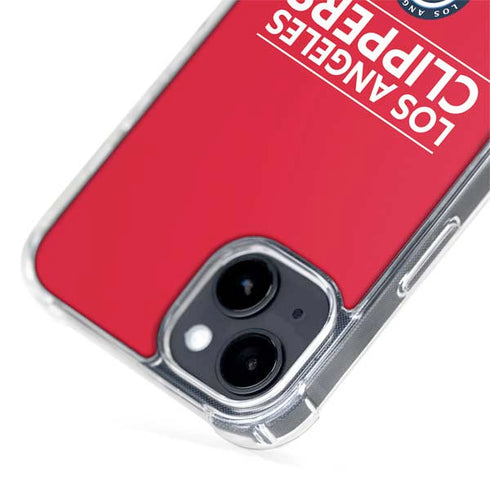 NBA Los Angeles Clippers Standard Red iPhone 15 MagSafe Case