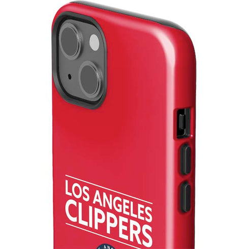 NBA Los Angeles Clippers Standard Red iPhone 15 Plus Impact Case