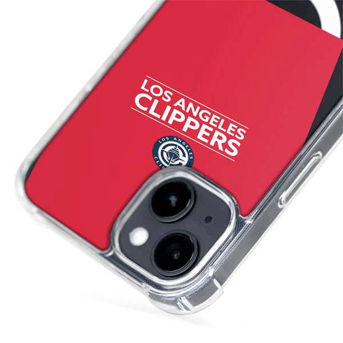 NBA Los Angeles Clippers Standard Red iPhone 15 Plus MagSafe Case