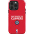 NBA Los Angeles Clippers Standard Red iPhone 15 Pro Impact Case