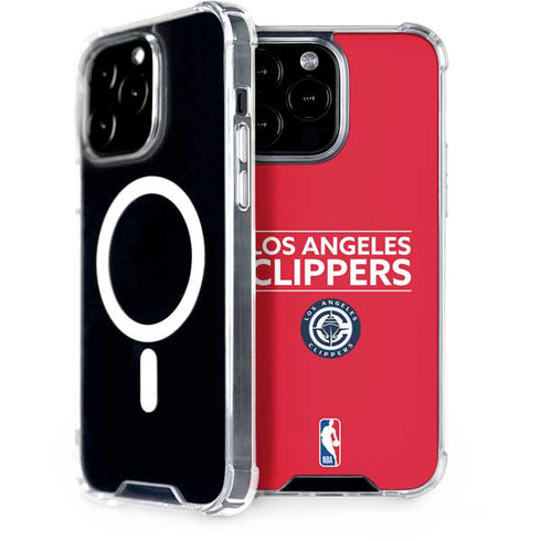 NBA Los Angeles Clippers Standard Red iPhone 15 Pro Max MagSafe Case