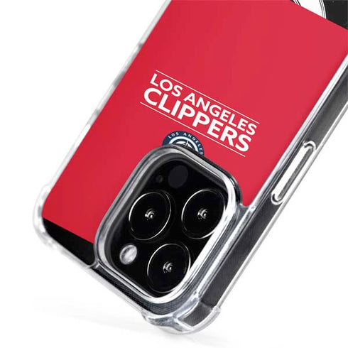 NBA Los Angeles Clippers Standard Red iPhone 15 Pro Max MagSafe Case