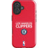 NBA Los Angeles Clippers Standard Red iPhone 16 Impact Case