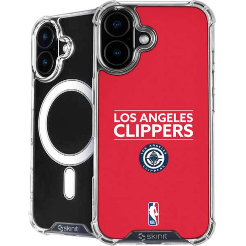 NBA Los Angeles Clippers Standard Red iPhone 16 MagSafe Case