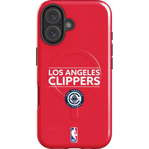 NBA Los Angeles Clippers Standard Red iPhone 16 Magsafe Impact Case