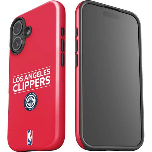 NBA Los Angeles Clippers Standard Red iPhone 16 Plus Impact Case