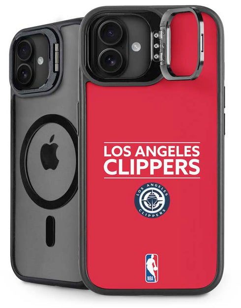 NBA Los Angeles Clippers Standard Red iPhone 16 Plus Kickstand Case