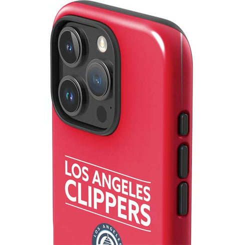 NBA Los Angeles Clippers Standard Red iPhone 16 Pro Impact Case