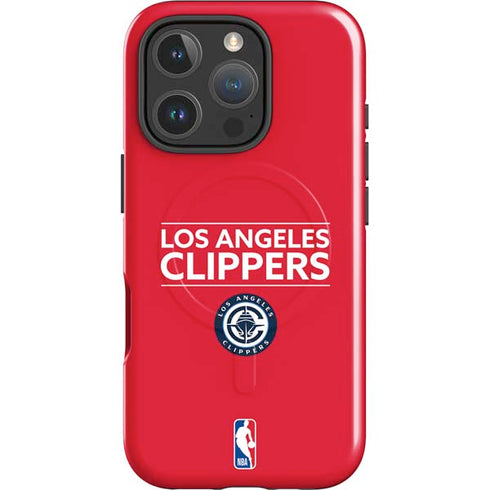 NBA Los Angeles Clippers Standard Red iPhone 16 Pro Magsafe Impact Case