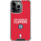 NBA Los Angeles Clippers Standard Red iPhone 16 Pro Max Clear Case