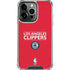 NBA Los Angeles Clippers Standard Red iPhone 16 Pro Max Clear Case