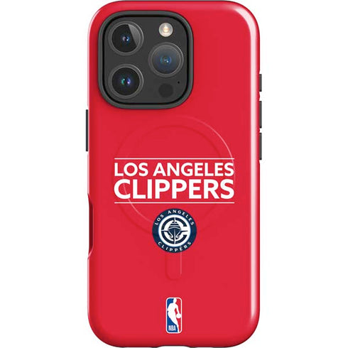 NBA Los Angeles Clippers Standard Red iPhone 16 Pro Max Magsafe Impact Case