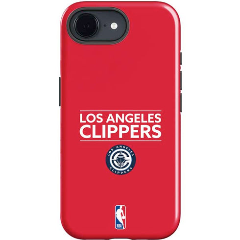 NBA Los Angeles Clippers Standard Red iPhone 16e Impact Case