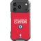 NBA Los Angeles Clippers Standard Red iPhone 18 Pro Clear Case