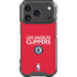 NBA Los Angeles Clippers Standard Red iPhone 18 Pro Clear Case