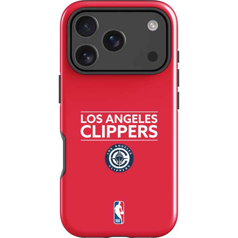 NBA Los Angeles Clippers Standard Red iPhone 18 Pro Impact Case