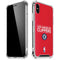 NBA Los Angeles Clippers Standard Red iPhone X/XS Clear Case