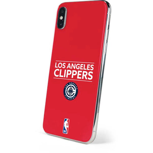 NBA Los Angeles Clippers Standard Red iPhone XS Skin
