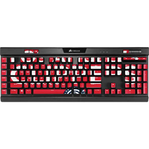 NBA Los Angeles Clippers Standard Red K95 RGB PLATINUM Mechanical Gaming Keyboard Skin