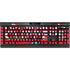 NBA Los Angeles Clippers Standard Red K95 RGB PLATINUM Mechanical Gaming Keyboard Skin