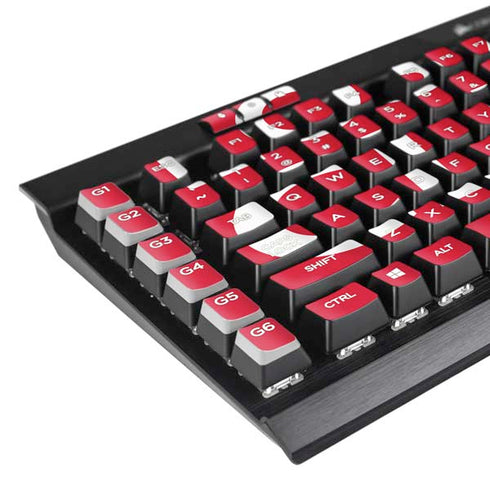 NBA Los Angeles Clippers Standard Red K95 RGB PLATINUM Mechanical Gaming Keyboard Skin