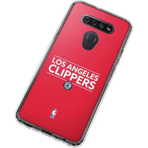NBA Los Angeles Clippers Standard Red LG K51/Q51 Clear Case