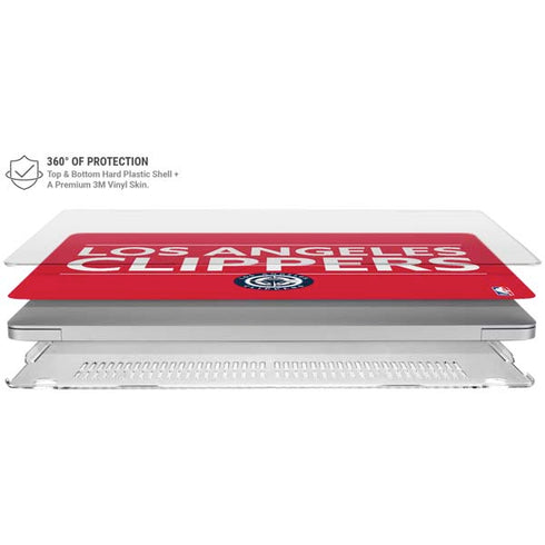 NBA Los Angeles Clippers Standard Red MacBook Air 15in (2023-2025) Case plus Skin