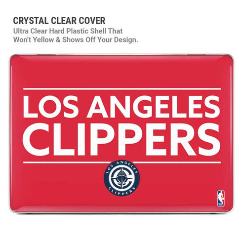NBA Los Angeles Clippers Standard Red MacBook Pro 14in (2021-24) Case plus Skin