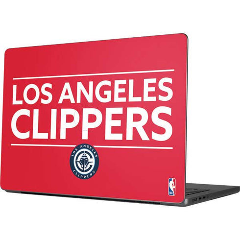 NBA Los Angeles Clippers Standard Red MacBook Pro 14in (2021-24) Skin