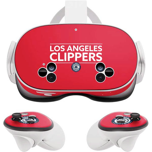 NBA Los Angeles Clippers Standard Red Meta Quest 3S Skin