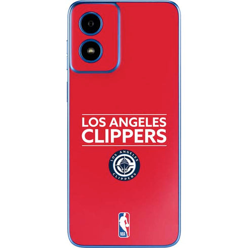 NBA Los Angeles Clippers Standard Red Moto G Play 4G (2024) Skin
