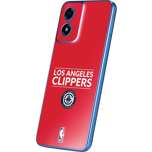 NBA Los Angeles Clippers Standard Red Moto G Play 4G (2024) Skin