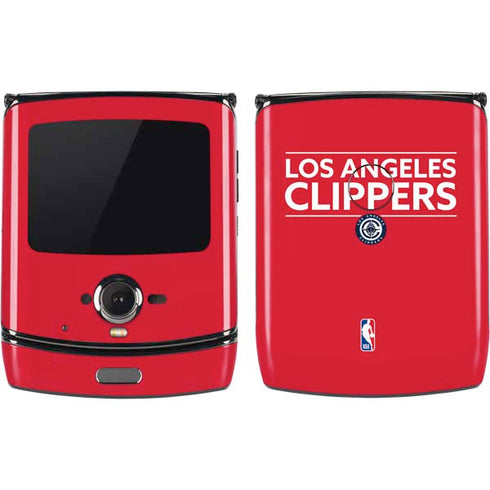 NBA Los Angeles Clippers Standard Red Motorola RAZR Skin