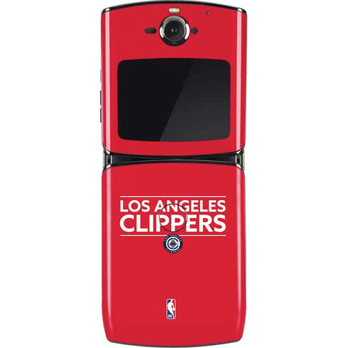 NBA Los Angeles Clippers Standard Red Motorola RAZR Skin