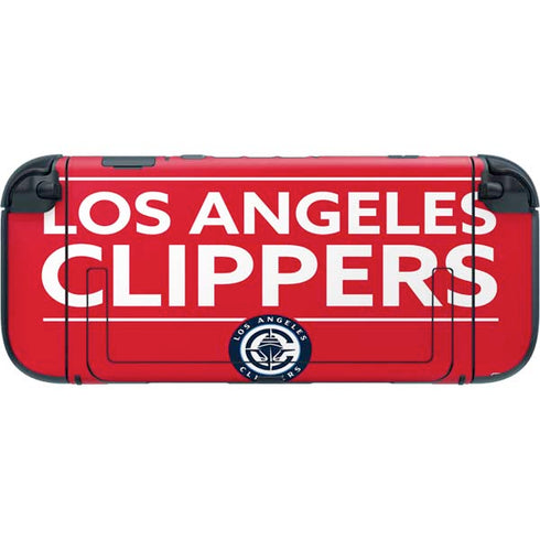 NBA Los Angeles Clippers Standard Red Nintendo Switch 2 (2025) with Joy-Con Skin