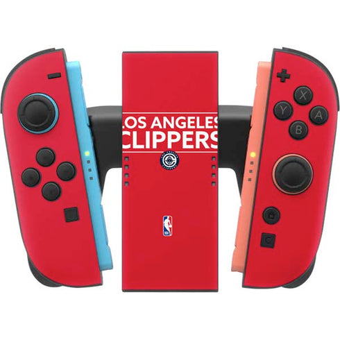 NBA Los Angeles Clippers Standard Red Nintendo Switch 2 (2025) Joy-Con Controller Skin