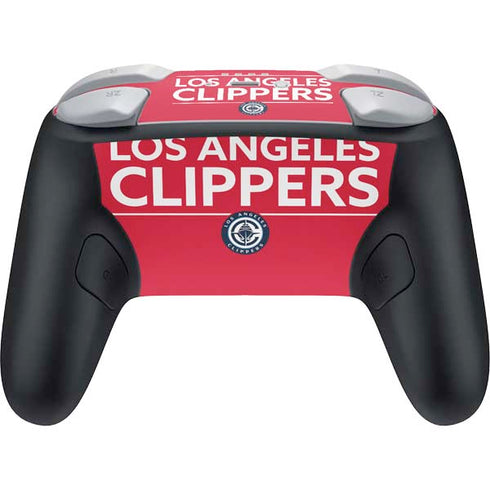 NBA Los Angeles Clippers Standard Red Nintendo Switch 2 (2025) Pro Controller Skin