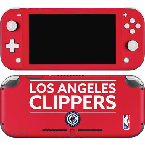NBA Los Angeles Clippers Standard Red Nintendo Switch Lite Skin
