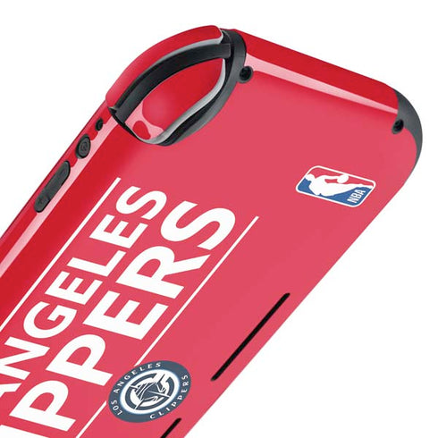 NBA Los Angeles Clippers Standard Red Nintendo Switch Lite Skin