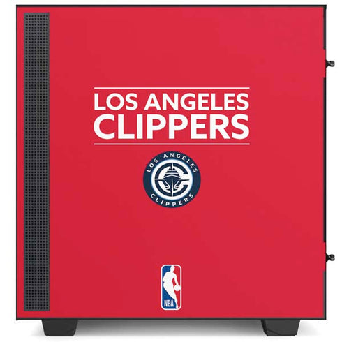 NBA Los Angeles Clippers Standard Red NZXT H510 Compact ATX Mid-Tower Case Skin